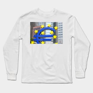 Euro monument, Frankfurt Long Sleeve T-Shirt